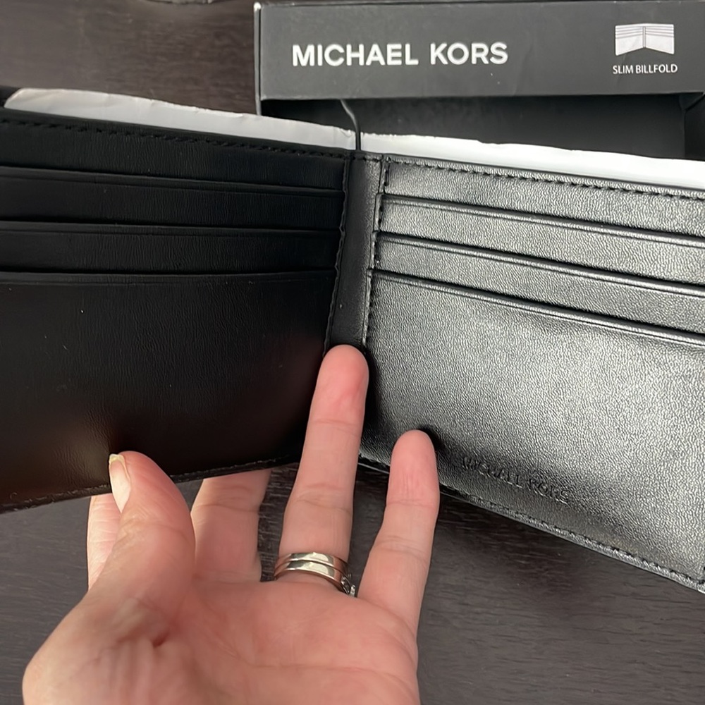 NWT Michael Kors slim Billfold men’s wallet - Picture 3 of 3